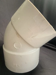 6" PVC Sch. 40 45° Ellenbogen - Bild 1 von 3