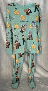 Little Sleepies Star Wars Grogu & Friends Two Piece Pajama Long Sleeve 4T - Picture 1 of 6