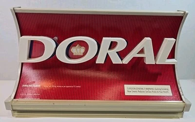 Contador de tabaco R.J. Reynolds Doral 1997 pantalla de precio plástico 3D  Foto 1 de 4