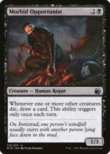 MTG Magic the Gathering Morbid Opportunist (113/553) Innistrad Midnight Hunt nm - Picture 1 of 1