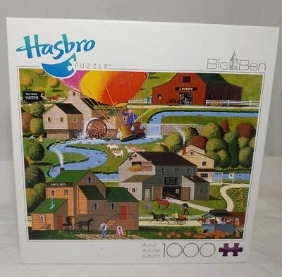 Hasbro Adult 1000 Piece Big Ben Puzzle Jack Allen Next Day Art - Image 1 of 4