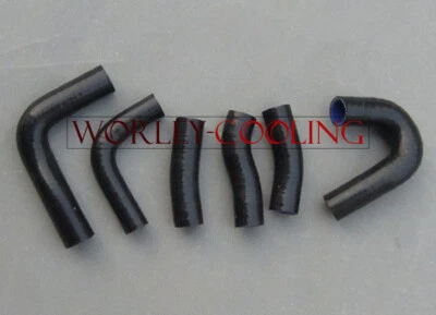 Silicone radiator hose for Honda V45 Sabre VF750C Magna VF750S 1982 1983 Black Foto 1 de 2