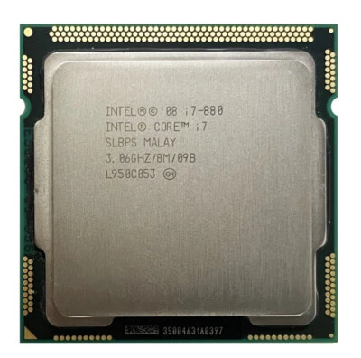 Intel Core i7-880 3.06GHz SLBPS Quad-Core 8 Threads 95 W LGA1156 CPU Processor#8 - Image 1 of 2
