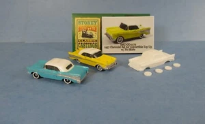 New! SMC-GG-1172 1957 Chevy Bel Air Conv. Top Up HO-1/87 Scale White Resin Kit - Picture 1 of 5
