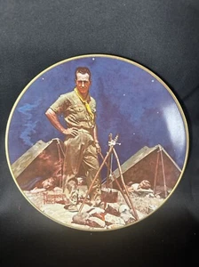 Norman Rockwell "The Scoutmaster" 1956 Limited Edition Collector Plate Boy Scout - Picture 1 of 7