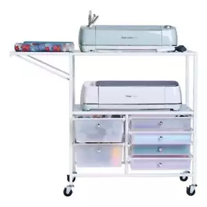 NEW Sussex Rolling Craft Cart By Spotlight - Picture 1 of 4