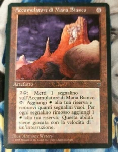 White Mana Battery MTG Italian Legends Uncommon Artifact Moderate Play x1 JS1 - Picture 1 of 4