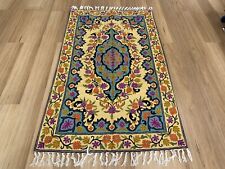 Oriental Kashmir Persian Chain Stitch Handmade Silk Rug Carpet,Home Decor area