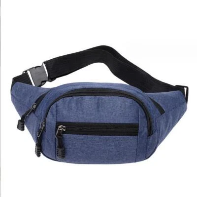 男子 背包 皮革 斜挎包 吊袋 胸部 单肩包 Fanny Pack 运动旅行 — 第 1/4 张图片