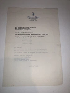 Chateau Elysée Letterhead - Picture 1 of 2