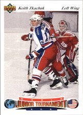 1991-92 Upper Deck Czech World Juniors Jets Hockey Card #85 Keith Tkachuk