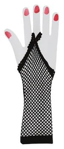 Black Fishnet Fingerless Gloves - Picture 1 of 2
