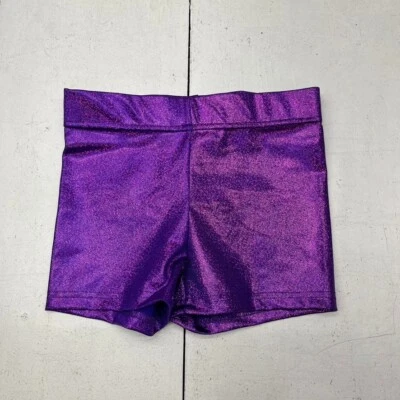 Pantalones Cortos Capezio Púrpura Level Up Niñas Talla Grande NUEVO Foto 1 de 4