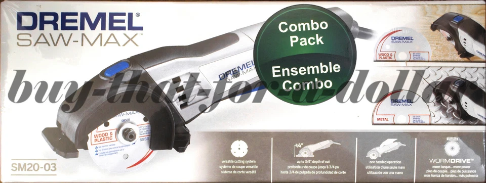 *NEW*Dremel SM20-03 Saw-Max Tool Kit+SM700-9 Blades-Drywall-Wood-Plastic-Metal - Image 1 of 1