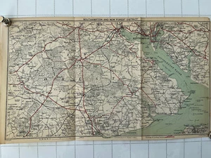 SOUTHAMPTON - New Forest - 1904 Original Antique Map HAMPSHIRE England - Picture 1 of 6
