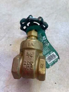 A.Y. McDonald 5420-127 3/4" x 3/4" 200 PSI Bronze Gate Valve (I2) - Picture 1 of 2