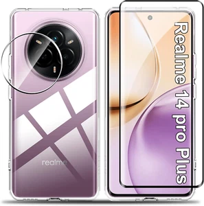 Custodia per Realme 14 Pro+/14 Pro plus Cover Con 1 Pellicola Protettiva Vetro T - Afbeelding 1 van 12