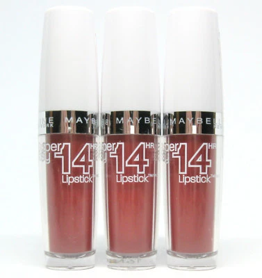 3 x MAYBELLINE Super Stay 14 HR Lipstick / Lippenstift - RAVISHING ROUGE 540