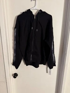 Adult NWT "Calvin Klien" blk zip up hoodie. Size XXL. Reg. $69.50 - Picture 1 of 3