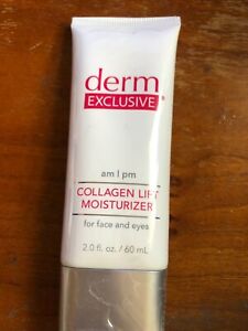 Derm Exclusive AM/PM Collagen Lift Moisturizer for Face & Eyes 2 fl. oz. ~Sealed