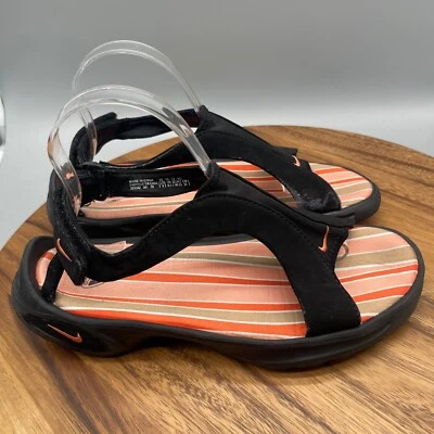Sandalias Nike ACG para mujer talla 9 negras/naranja zapatos cómodos para el agua (305342-081) Foto 1 de 4