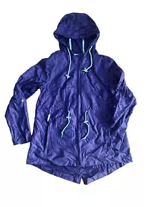 S Weather Tamer Parka In A Pocket Purple Lightweight Jacket Womens Windbreaker - Picture 1 of 8