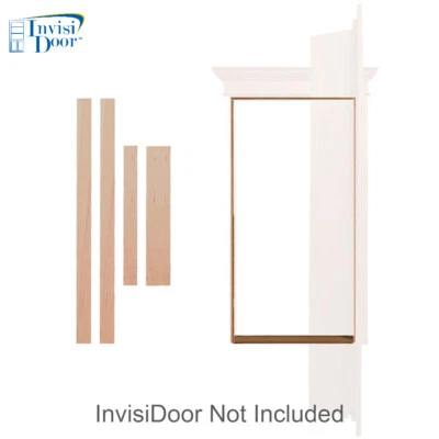 Jamba/umbral oscilante InvisiDoor™ para 32 pulgadas o 36 pulgadas. Puerta oculta Foto 1 de 2