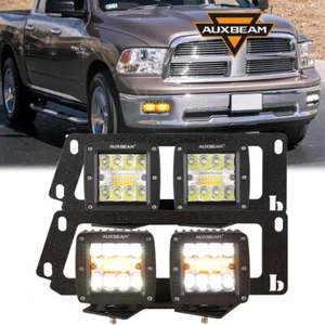 4pcs 3" LED Strobe Work Light+Hiddden Bracket For 2010-2017 Dodge Ram 2500 3500 - Picture 1 of 12