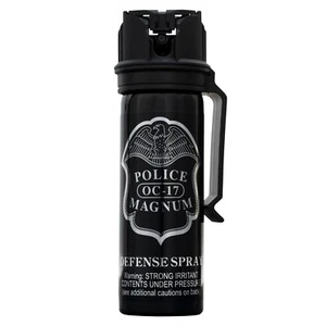 POLICE MAGNUM Pepper Spray 3oz Flip Top Stream Belt Clip Self Defense Protection - Picture 1 of 6
