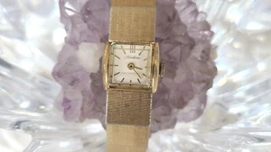 Vintage Hawthorne Swiss gold Tone Hand Wind Bracelet Women's Watch - Picture 1 of 9