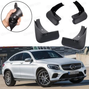 Car Mud Flaps Splash Guard Fender Mudguard for Mercedes GLC43 AMG 4Matic Coupe - Picture 1 of 9