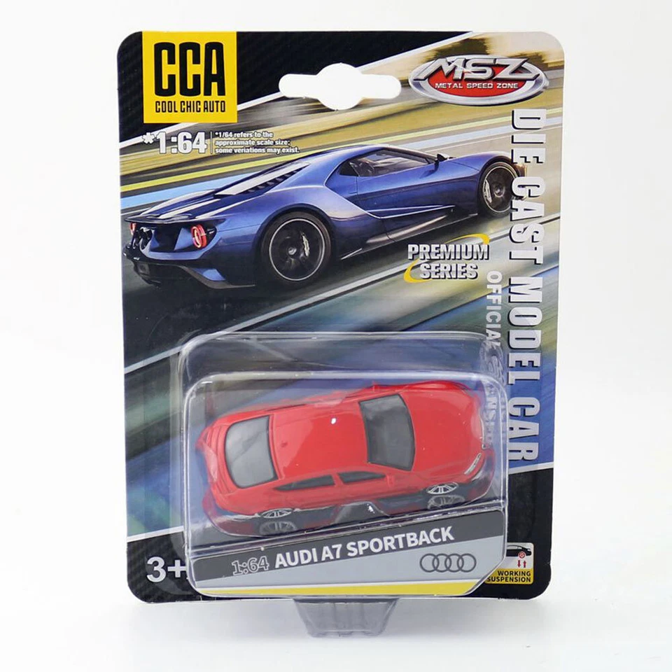 1/64 2014 Audi A7 Sportback Modelo Coche Diecast Metal Juguete Vehículo Niños Regalos Rojo Foto 1 de 1