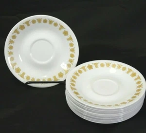 Corelle Butterfly Gold Saucers  6 1/4"  Lot of 13 - Picture 1 of 5