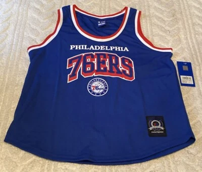 Philadelphia 76ers Jersey Womens XL Ultra Game Blue NBA NWT - Image 1 of 4