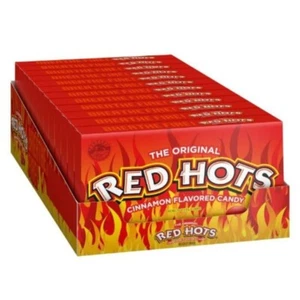 Wonka Red Hots Cinnamon Candy 5.5 oz Theater Box Bulk (12 Pack) Spicy Hard Candy - Picture 1 of 23