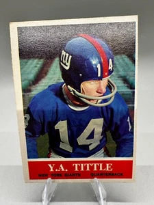 1964 PHILADELPHIA #124 Y. A. TITTLE GIANTS - Picture 1 of 6