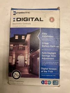 Intermatic Zeitschaltuhr Innengehäuse digital 20 Amp 24 Stunden 1 Stromkreis, DT101 - Bild 1 von 5