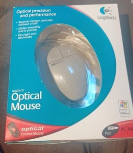 Vintage Logitech Optical Mouse 930582-0403 USB PC - Picture 1 of 4