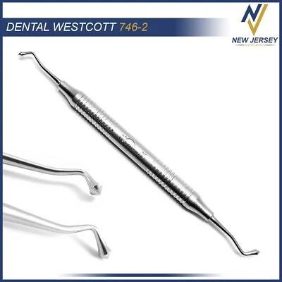 Dental Westcott 746-2 Restaurador Amalgama Compuesto Relleno Mango Hueco Foto 1 de 3