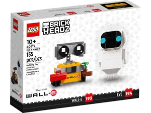 LEGO BRICKHEADZ 40619 EVE & WALL-E 193 and 194 New Factory Sealed - Picture 1 of 2