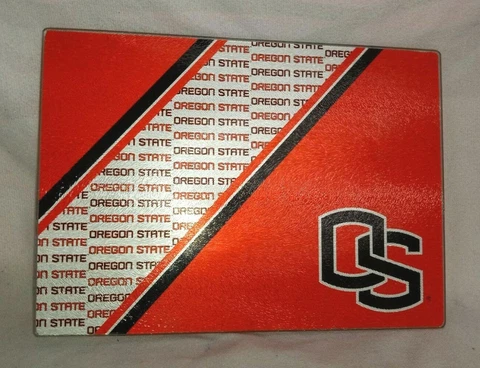 Oregon State Beavers Glass cutting board Cover