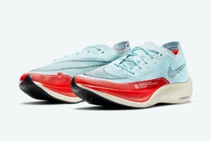 Nike ZoomX Vaporfly Next% 2 OG Glacier Blue Red CU4111-400 Men's Sz 8.5 FASTSHIP - Picture 1 of 6