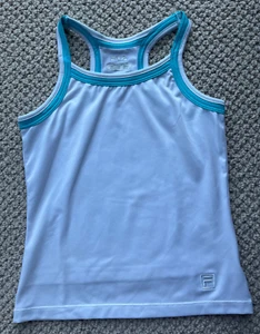 Fila Girls Size Small Ages 6-8 Tennis Top White Sleeveless - Picture 1 of 4