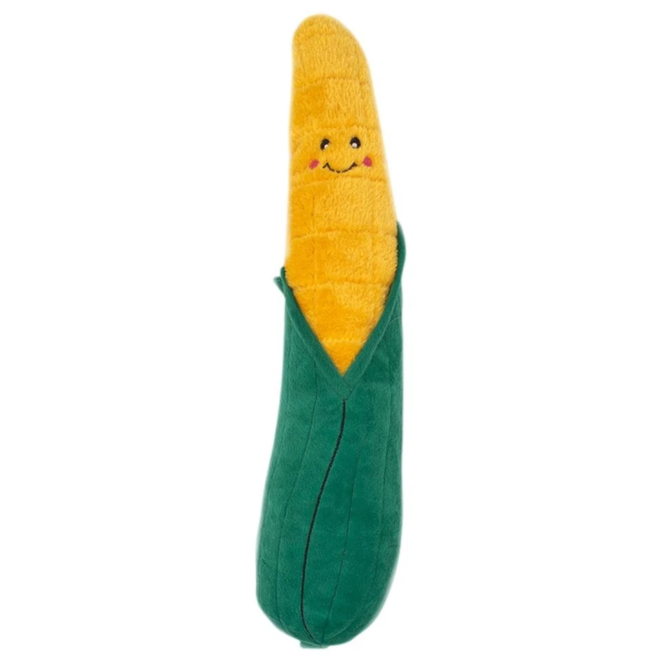 Zippy Paws Plush Squeaky Jigglerz Dog Toy (Corn) - Image 1 of 1