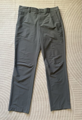 Pantaloni pieghettati Nike Dri Fit collezione Tiger Woods taglia 32x32 M grigio golf