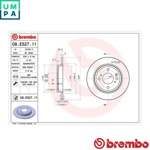 2x BRAKE DISC 09.N236.2X FOR JEEP GRAND/CHEROKEE/IV/VAN DODGE DURANGO 3.6L 6cyl - Picture 1 of 7