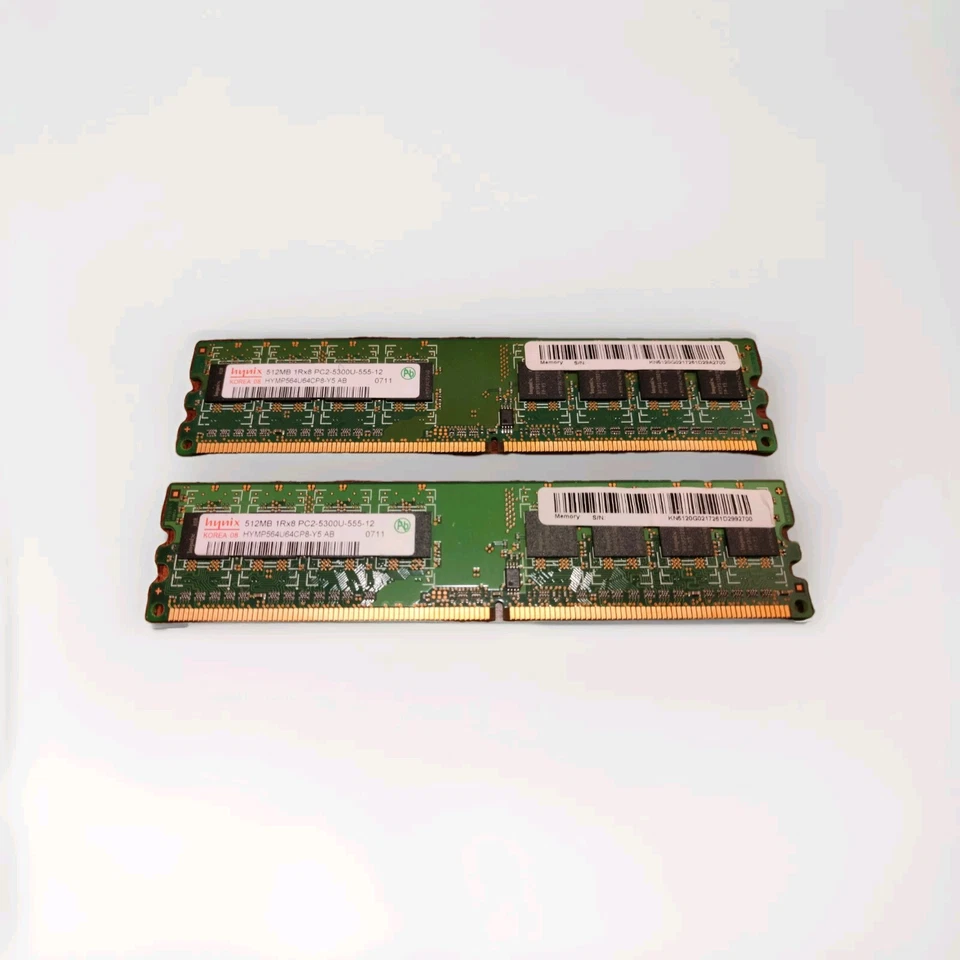 RAM HYNIX DDR2 1GB PC2-5300U-555 - Immagine 1 di 1