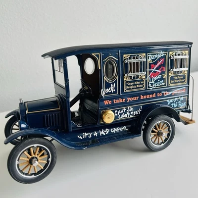 Danbury Mint 1/24 'Dachshunds on the Run' Dog Catcher Truck Retired Collectible - Image 1 of 4