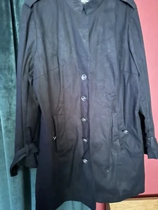 Mossimo Women's Black Long Sleeve Double-Breasted Peacoat Size XXL  - Picture 1 of 8