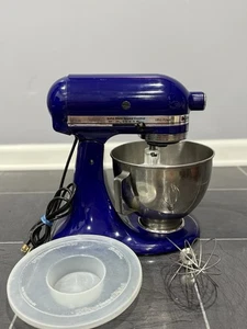 Kitchen Aid KSM90 Ultra Power Stand Mixer Cobalt Blue With Bowl And Attachments - Picture 1 of 17